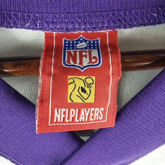 NFL Jersey Men XL Adrian Peterson #28 Minnesota Vikings White Purple Reebok - Picture 2 of 7